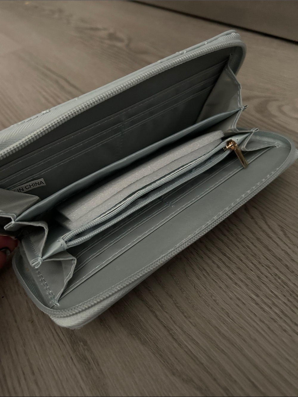 Everyday Zip-Around Wallet - Light Blue